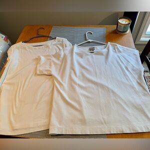 Chicos White Short Sleeve T-Shirts